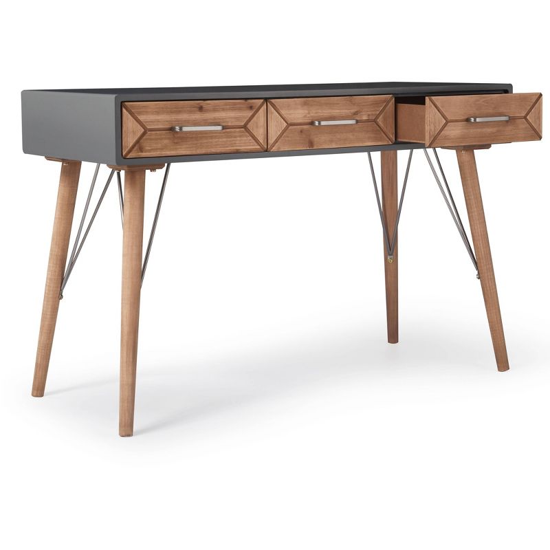 Friedman Desk Console Table Gray - Finch