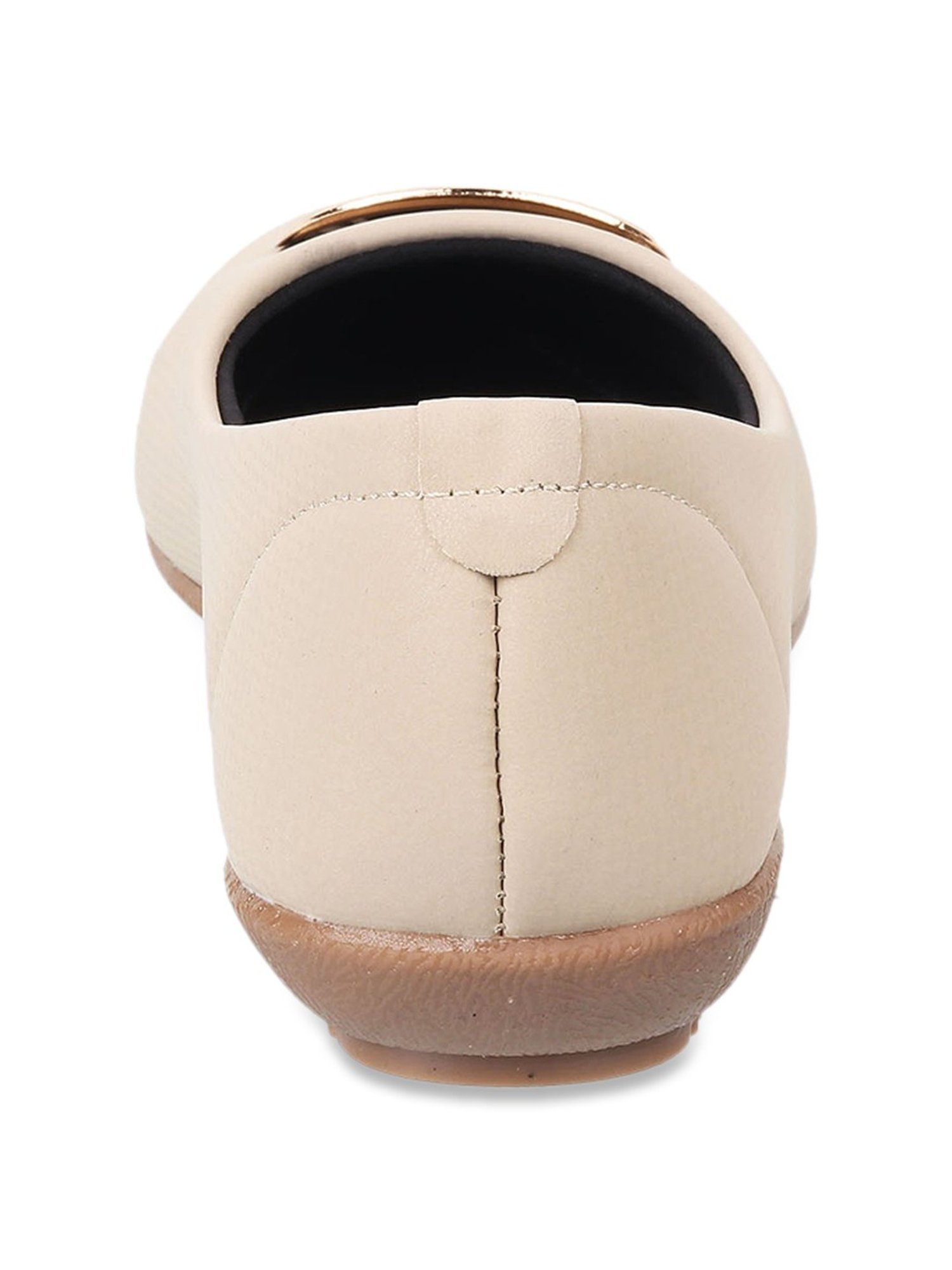 Walkway Women's Beige Flat Ballets