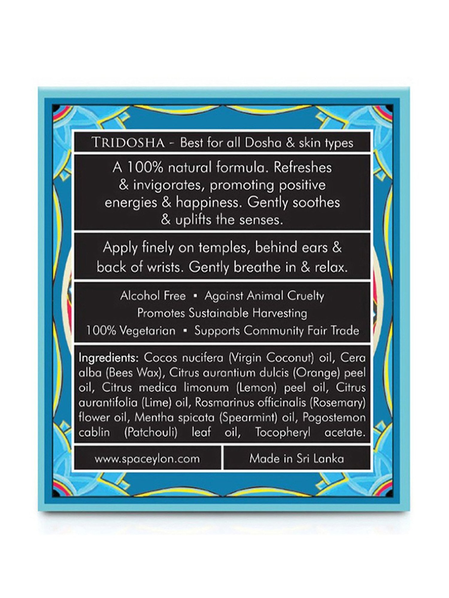 Spa Ceylon Ayurveda Happy Uplifting Balm - 25 gm