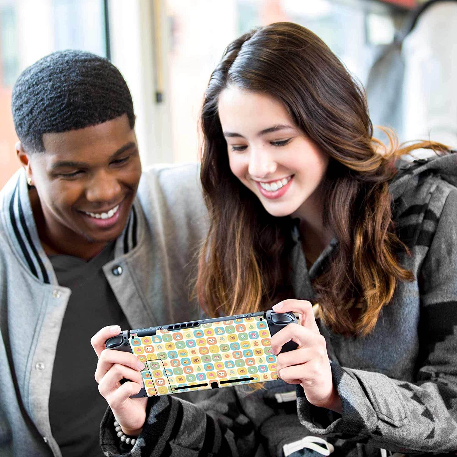 Controller Gear Aunthentic & Officially Licensed Animal Crossing: New Horizon - "Ripe for Picking" Nintendo Switch Skin Bundle