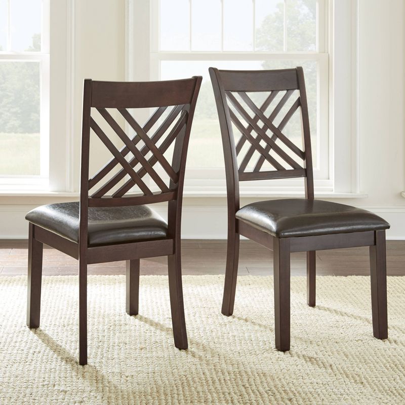 Agi Mid-Century Dining Chair in Walnut Wood and Beige Fabric - Armen Living