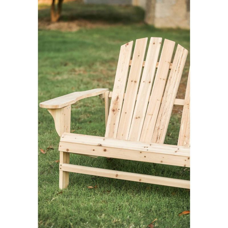 Wood Adirondack Love Seat - Patio Festival