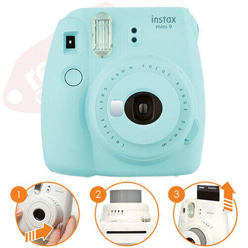 fujifilm instax mini 9 instant camera clear pink  special edition