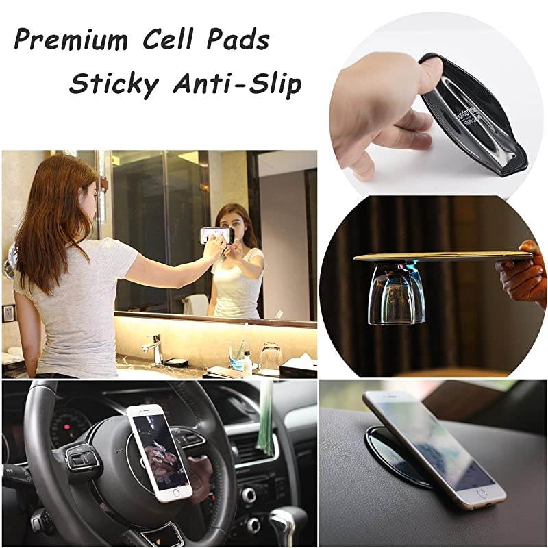Cell PadsPremium Sticky AntiSlip GEL PadsHolds PhonesSunglasses GPS and Many More