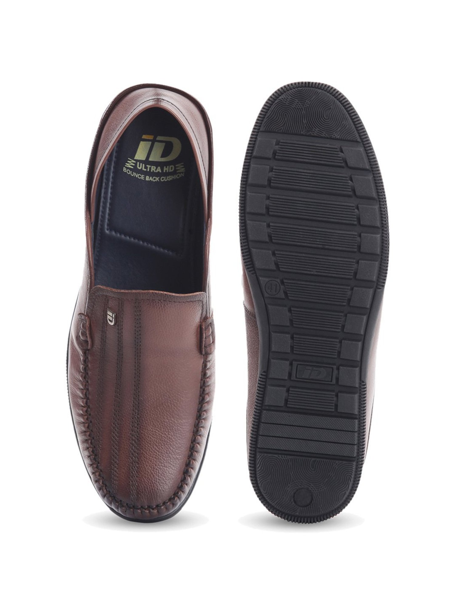 ID Men's Brown Casual Loafers