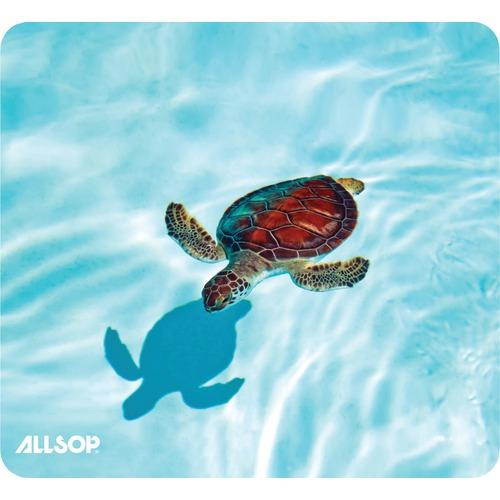Allsop Naturesmart Mouse Pad Turtle Design 8 1/2 x 8 x 1/10 31425