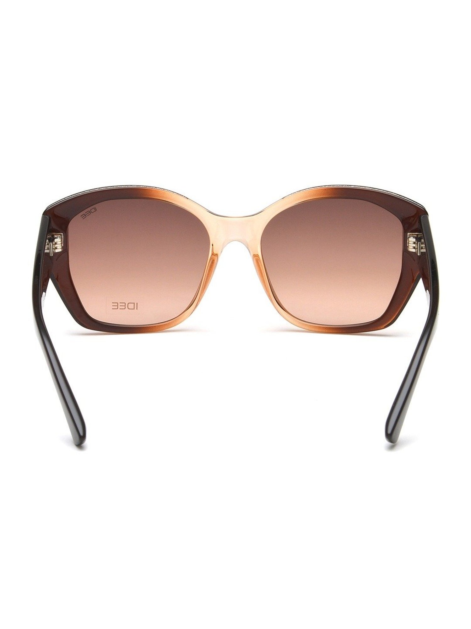 IDEE Dark Brown Aviator UV Protection Sunglasses for Women