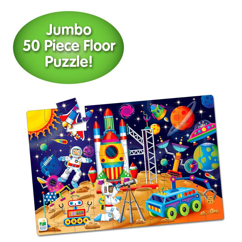 The Learning Journey Jumbo Floor Puzzles  Out In Space 50 pieces