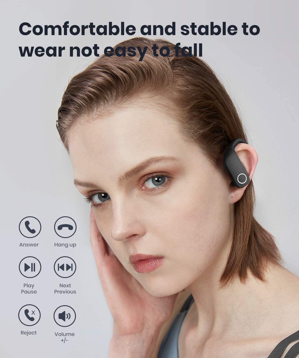 Fashion Wireless Earbuds,Bluetooth 5.0 in-Ear Headset with Mic,Noise Cancelling TWS Earphone with Charging Case,Touch Control Stereo Bass Headphones for Sports and Music