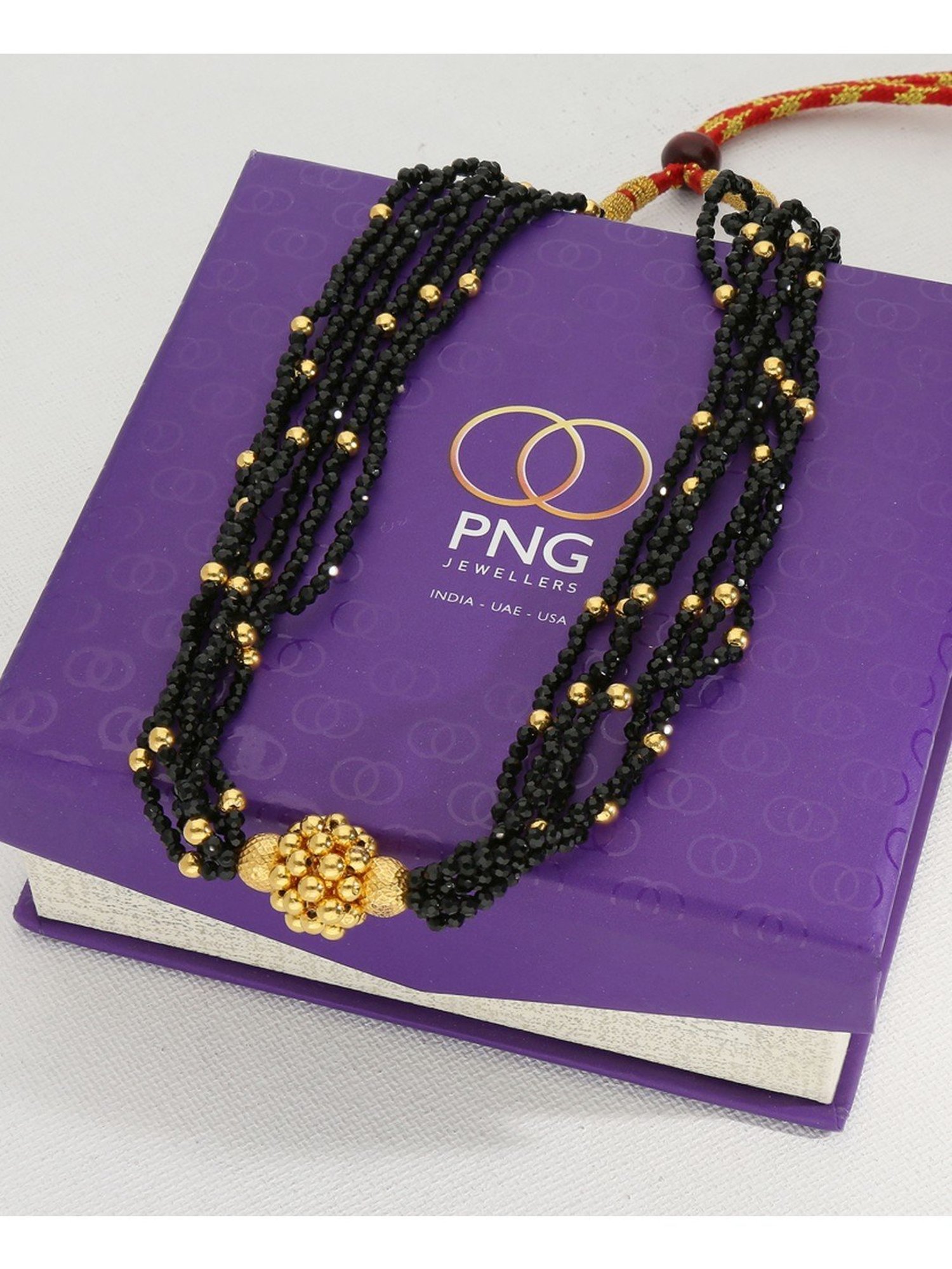 P.N.Gadgil Jewellers 22k One-Bead Wonder Gold Choker
