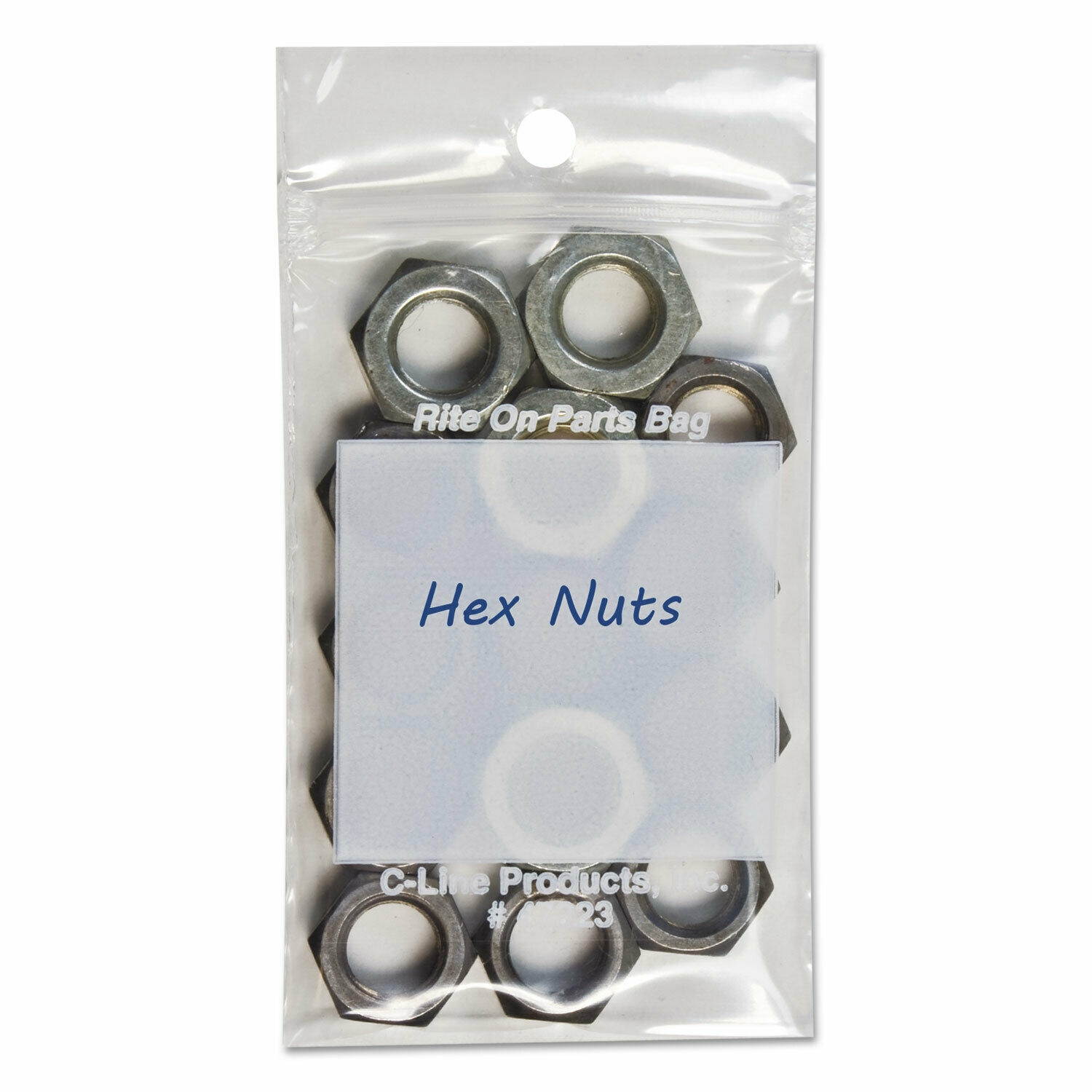 C-Line Write-On Recloseable Small Parts Bags Poly 2 x 3 Clear 1000/Carton 47223