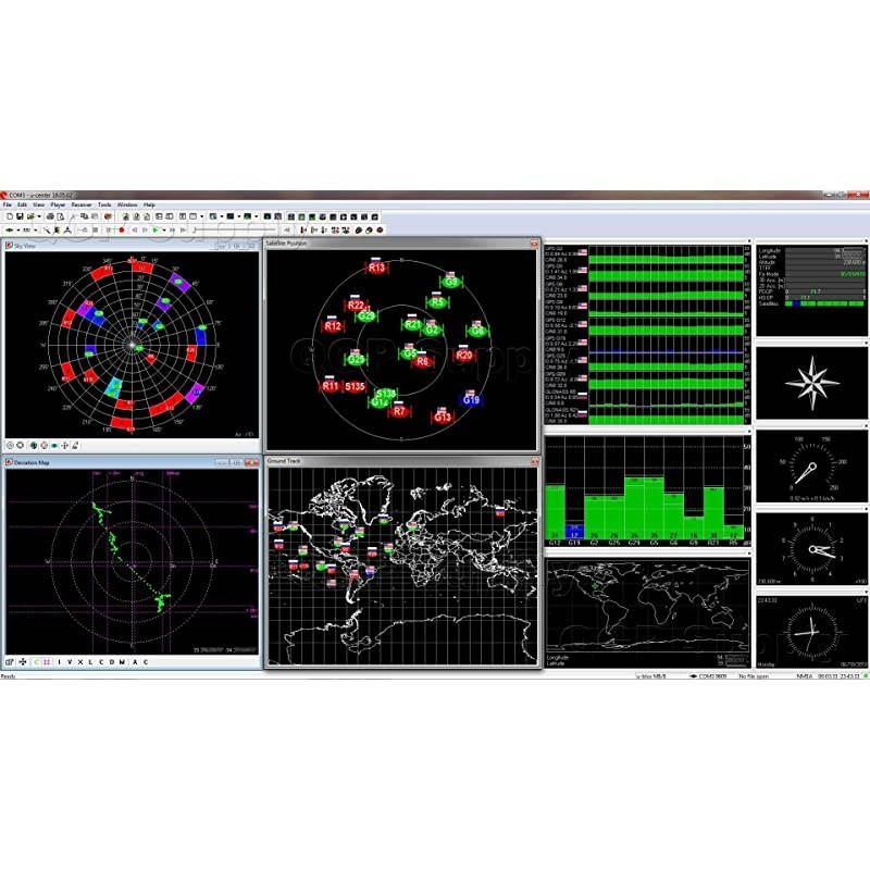 GPS Receiver for Laptop, USB Interface, 27 db Gain