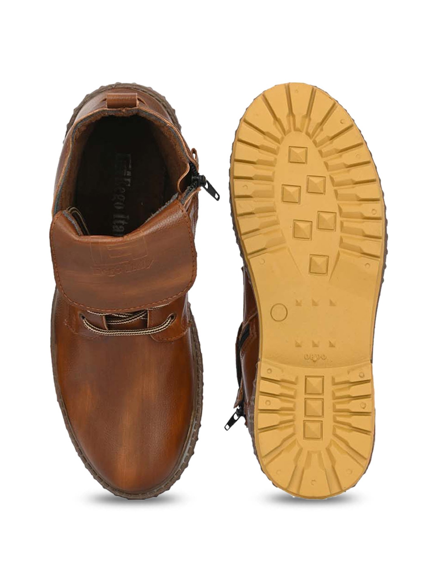 Eego Italy Men's Tan Casual Boots