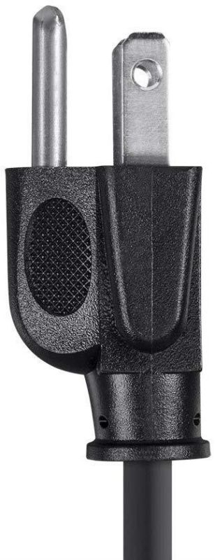 105295 25Ft 14AWG Power Cord Cable w/ 3 Conductor PC Power Connector Socket 15A (NEMA 5-15P to IEC-320-C13)