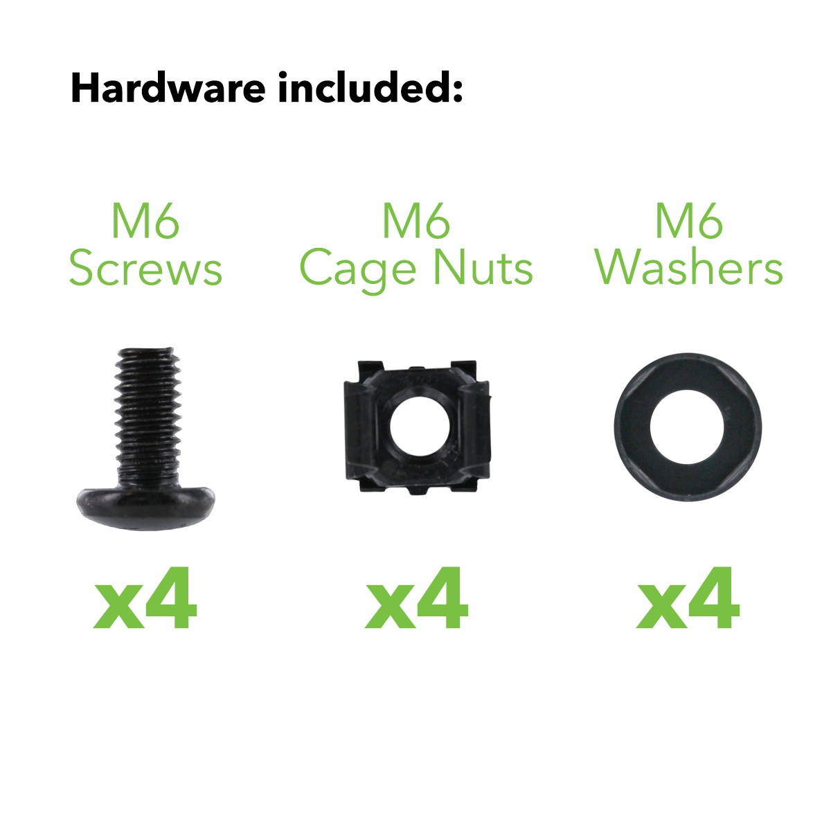 NavePoint 2U Plastic Rack Mount Horizontal Cable Manager Duct Raceway For 19" Server Rack