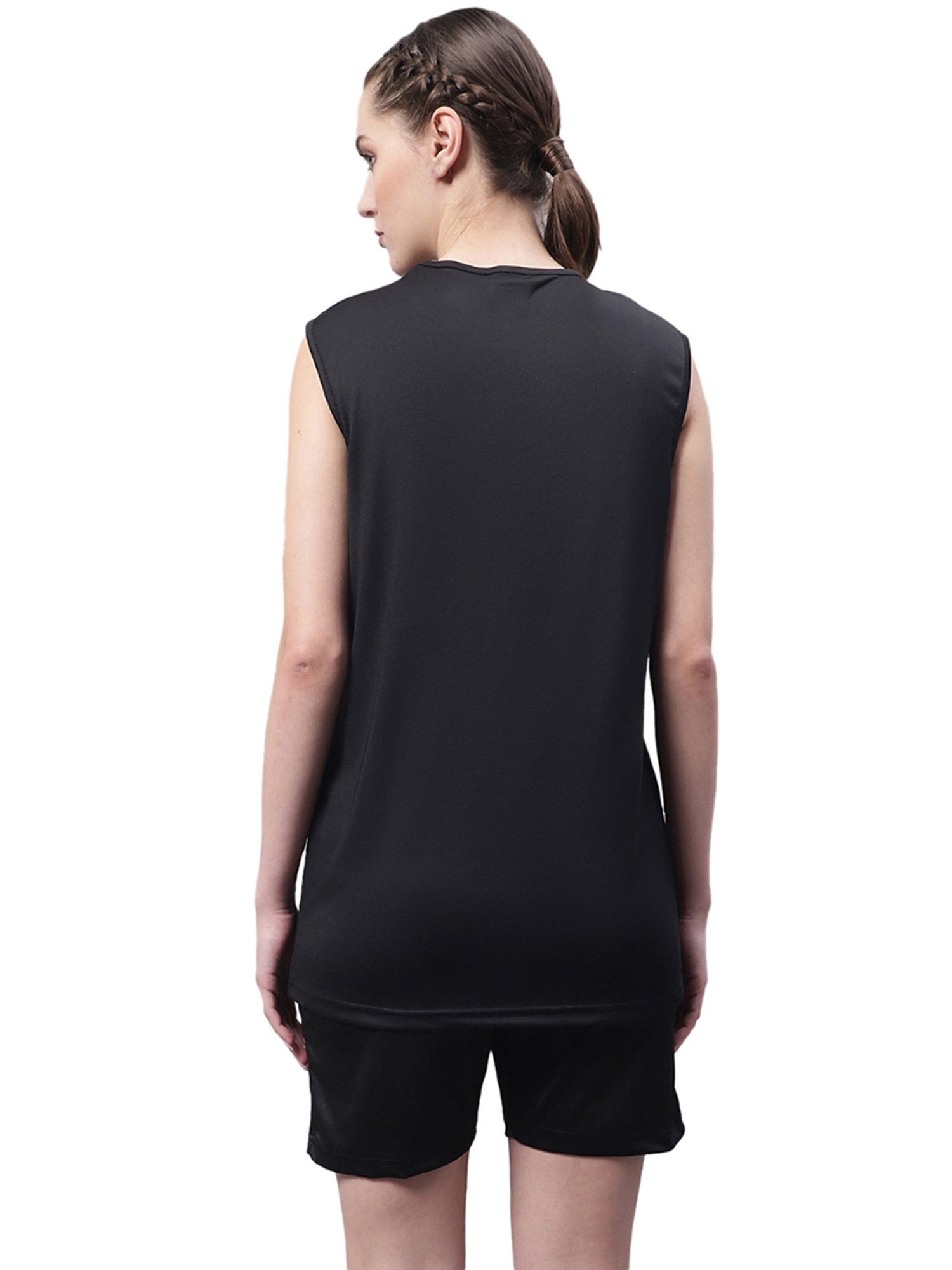 Vimal Jonney Black T-Shirt With Shorts