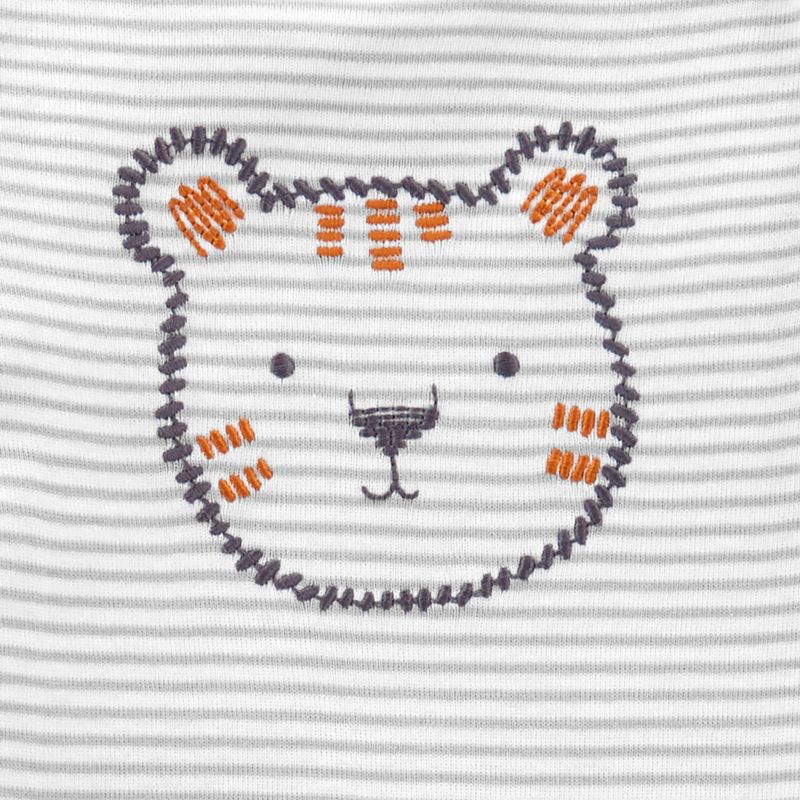 Baby Boys' Tiger Sherpa Vest Top & Bottom Set - Just One You® made by carter's Gray Newborn