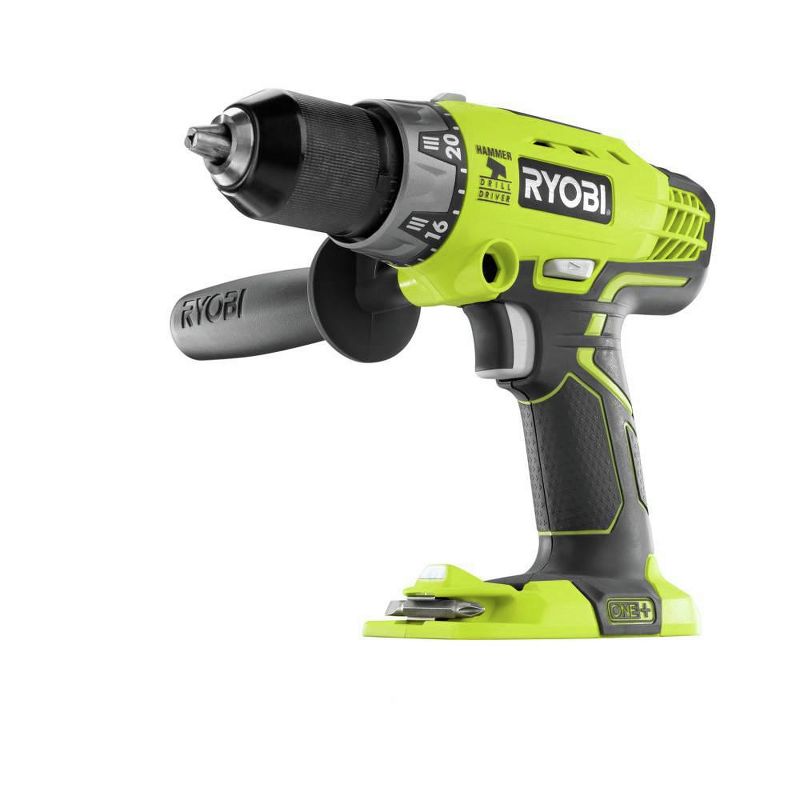 Ryobi ZRP214 18V ONE Plus Lithium-Ion 2-Speed 1/2 in.Cordless Hammer Drill (Tool Only)