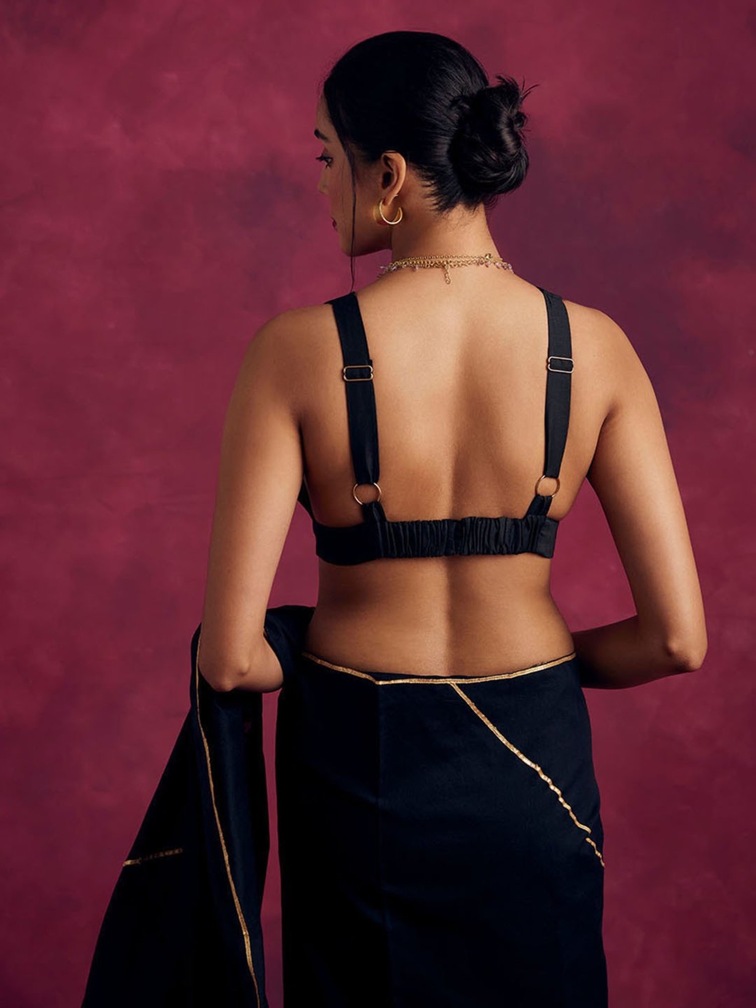 Abhishti Black Blouse