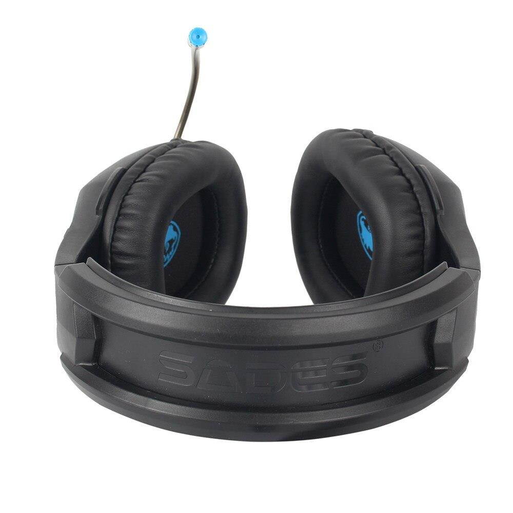 Sades Sa818 Computer Gaming Headphones Pc Gamer Headset For Ps4  Xbox One Controller Laptop Mobile Phone With Mic Bass Casq