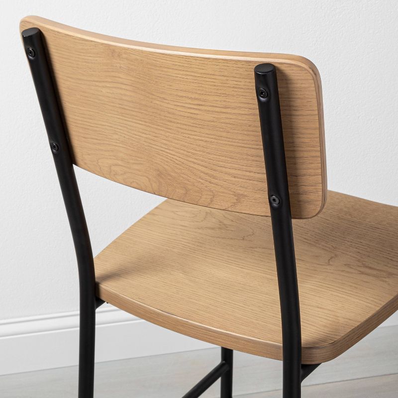 Wood & Steel Counter Stool Black - Hearth & Hand™ with Magnolia