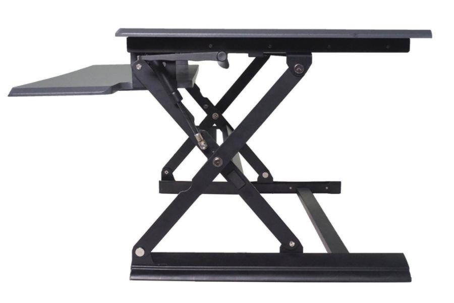 VICTOR TECH DCX760G Standing Desk, 36, Gray