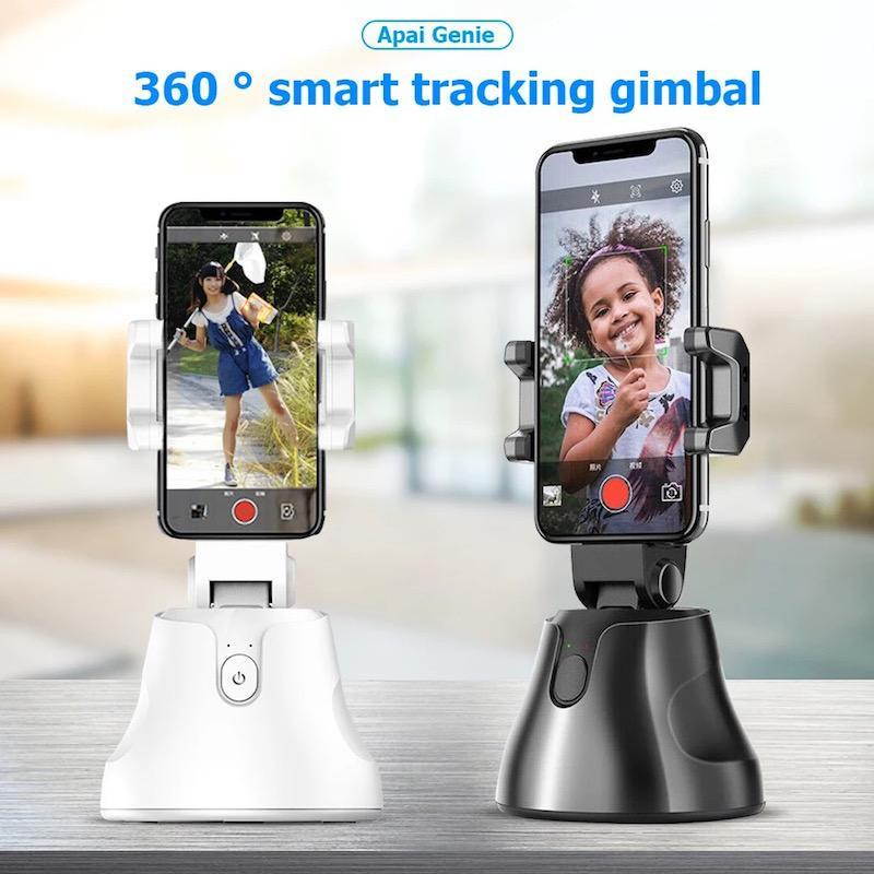 Portable Selfie Auto Tracking Holder 360 Degree Object Tracking Holder Auto Face&Object Tracking Smart Shooting Camera Phone Mount