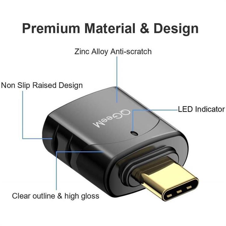 2 Pieces USB C to USB A adapter USB 3.0 Converter Compatible with MacBook Pro