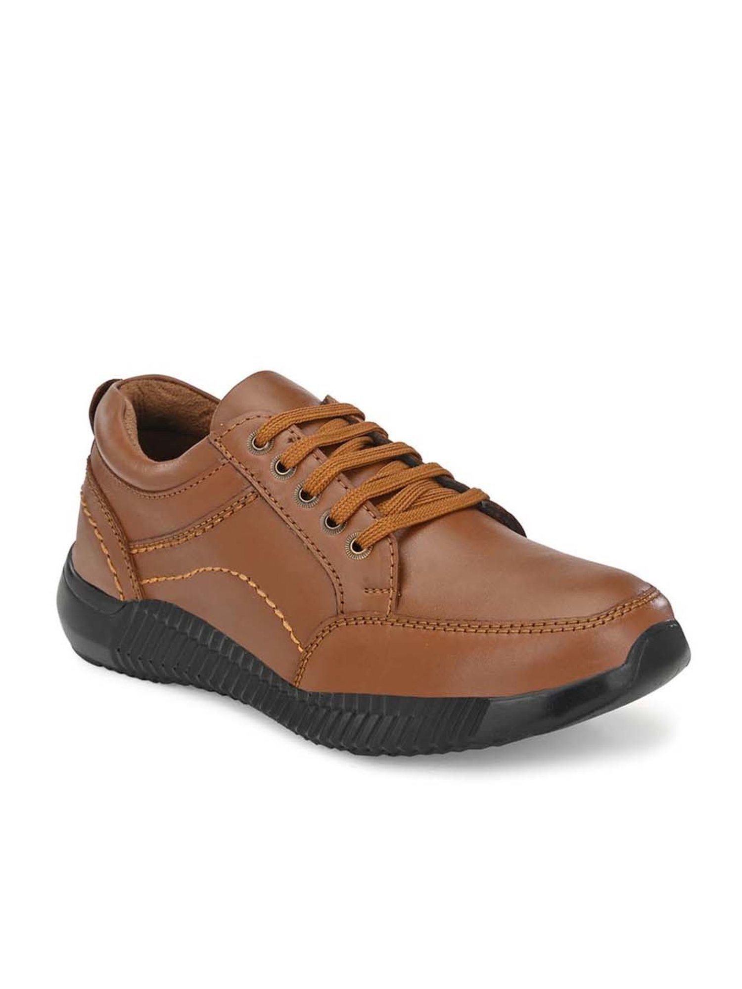 Eego Italy Men's Brown Derby Shoes