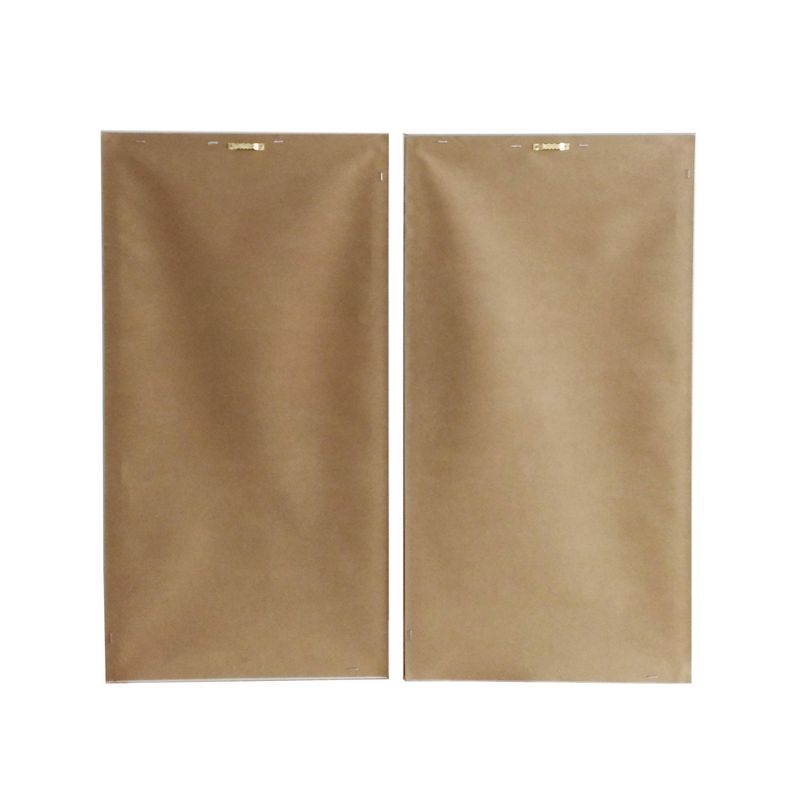 29" x 29" Angel Wings Diptych Floating Framed Wall Canvas Gray - Gallery 57