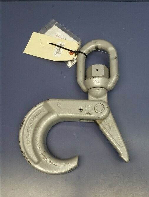 Crosby 3/4" S-1326 Shur-Loc Grade-100 Self-Closing Swivel Hook 35300 lbs 1004349