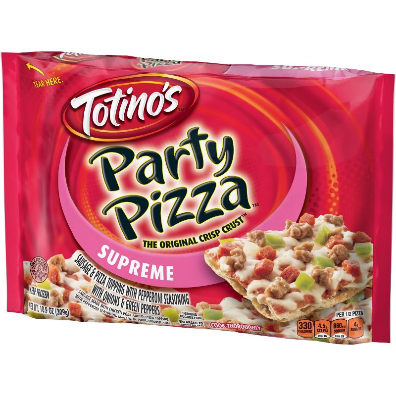 Totino's Supreme Party Frozen Pizza - 10.9oz