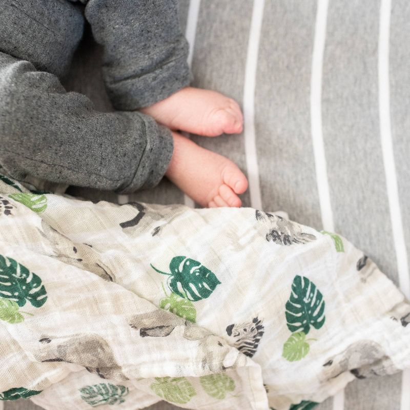 Bebe au Lait Muslin Swaddle Blanket Set Rainforest - Jungle