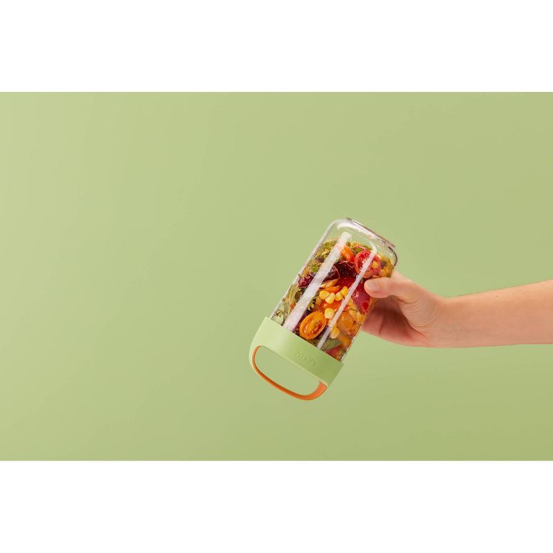 Lekue 20oz To Go Jar - Citrus