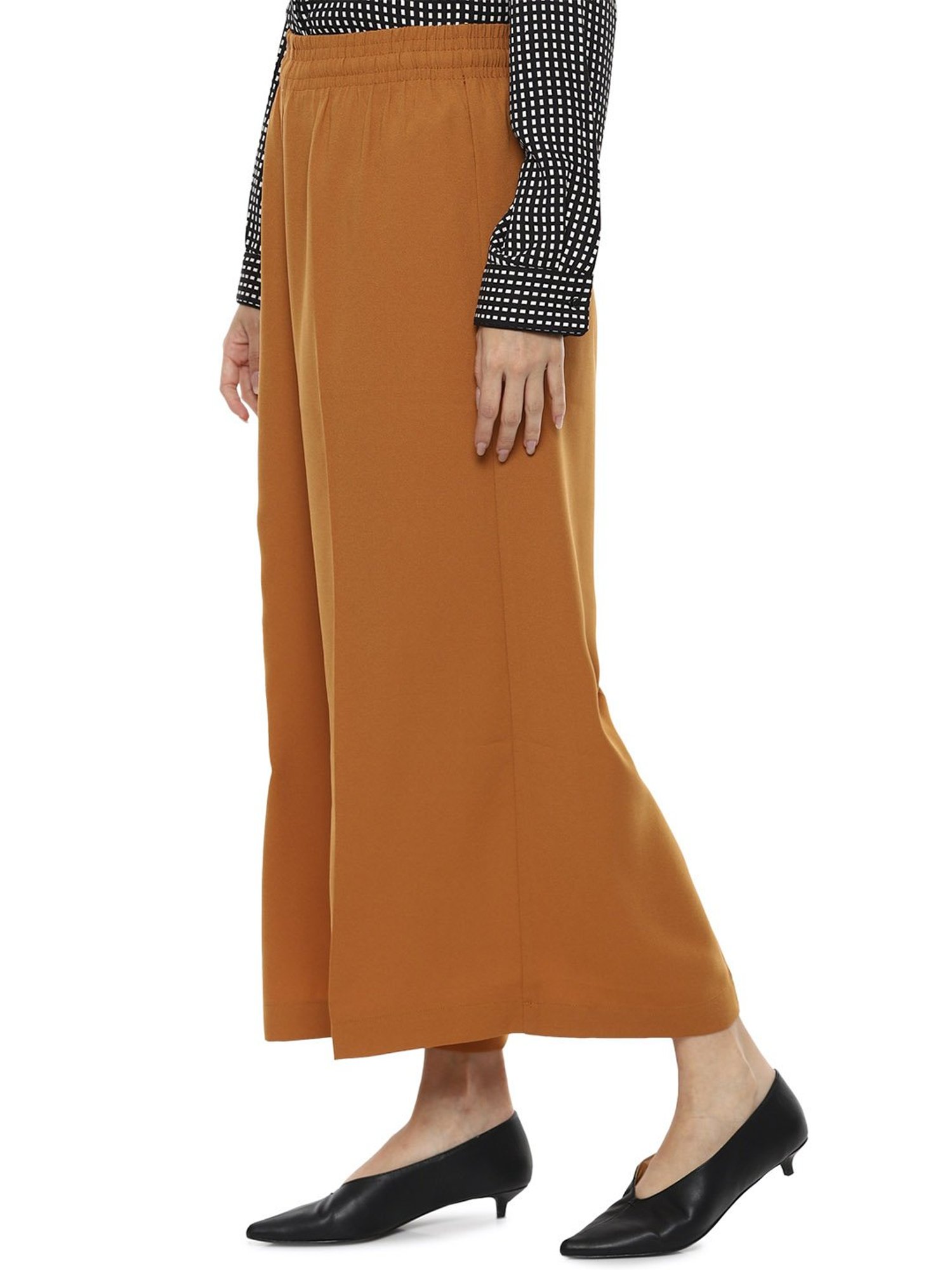 Van Heusen Rust Regular Fit Palazzos