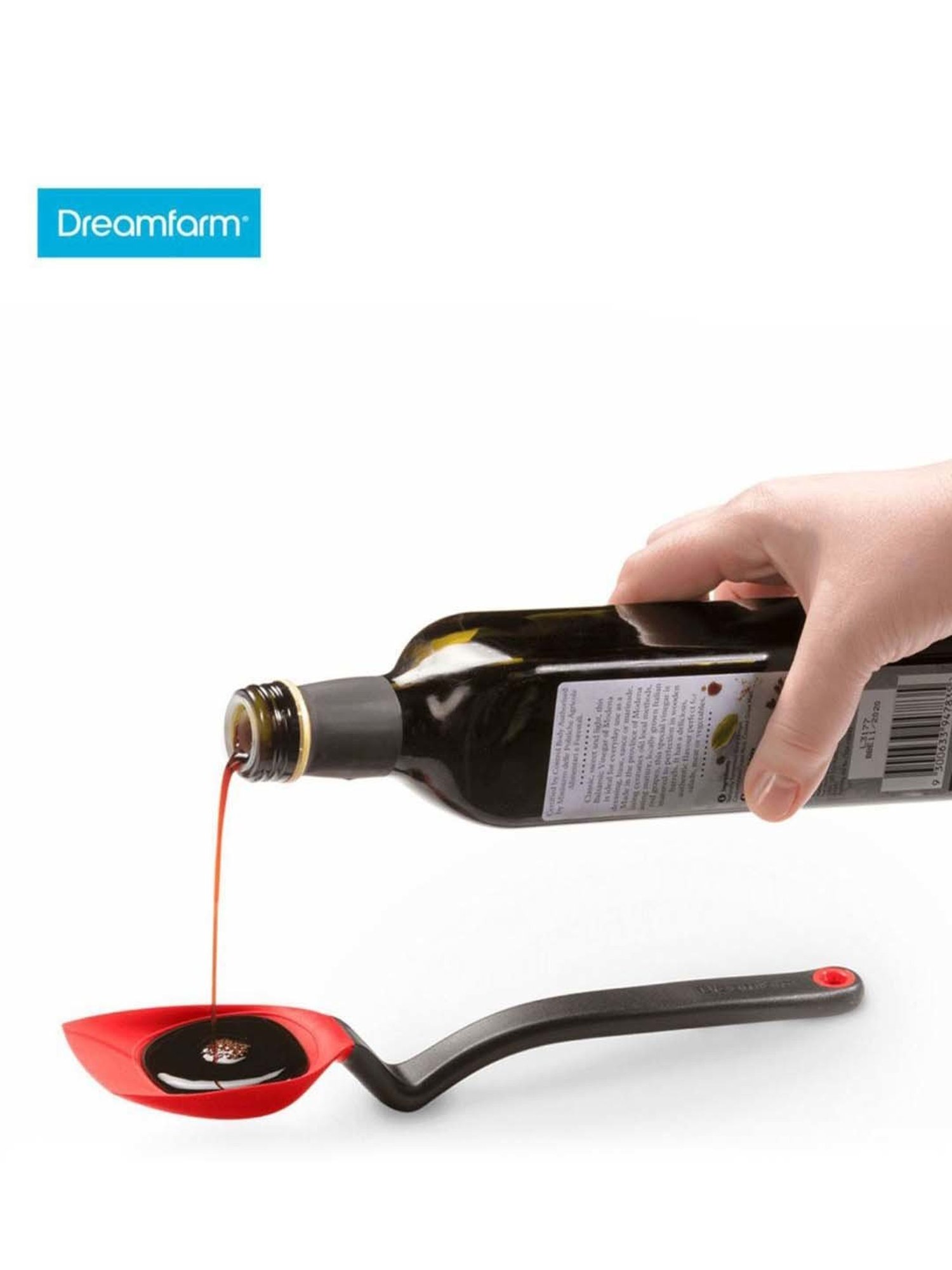 Dreamfarm Red Medium Sit Up Supoon With Measuring Lines