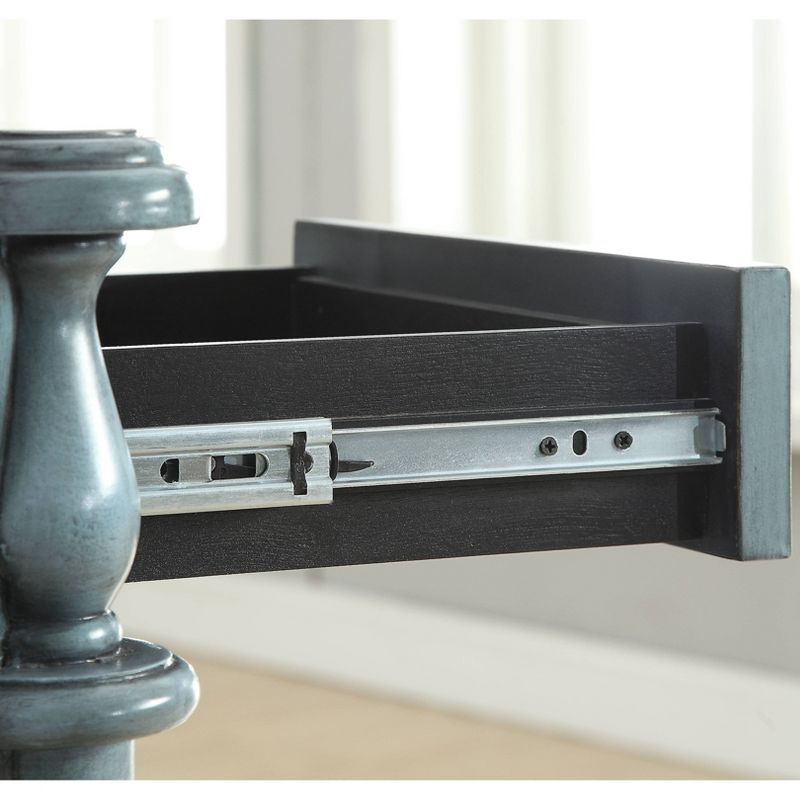 Mabry Mill 3 Drawer 2 Door Credenza Blue - Treasure Trove Accents