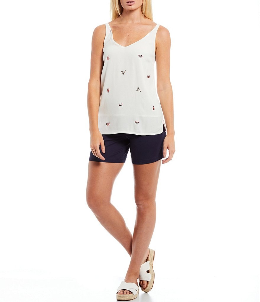 Joules Woven Kyra Butterfly V-Neck Tank