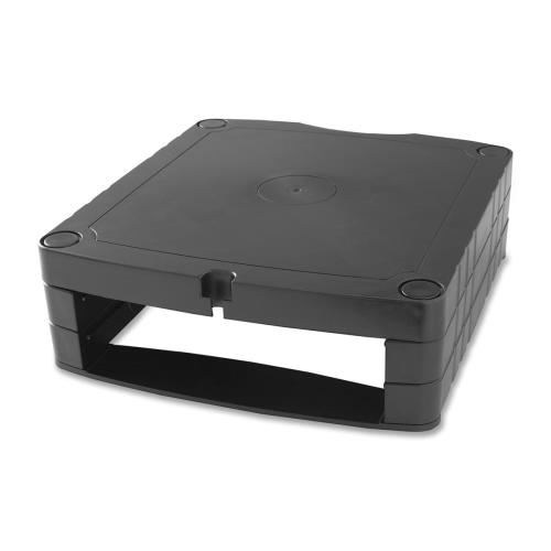 Compucessory 25303 Stackable Monitor Riser Flat Panel, CRT Display Type Supported13.3" Width x 12.1" Depth - Black,1 Each