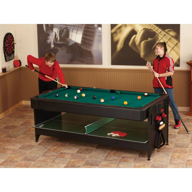 Fat Cat Original 2-in-1 7' Pockey Multi-Game Table