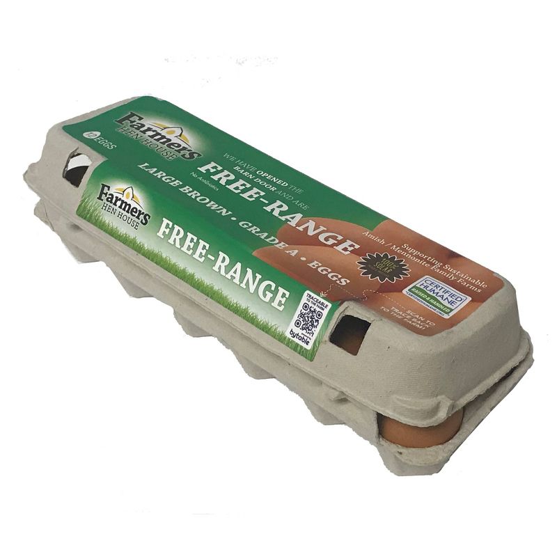 Oakdell Cage-Free Grade A Large Brown Eggs - 12ct