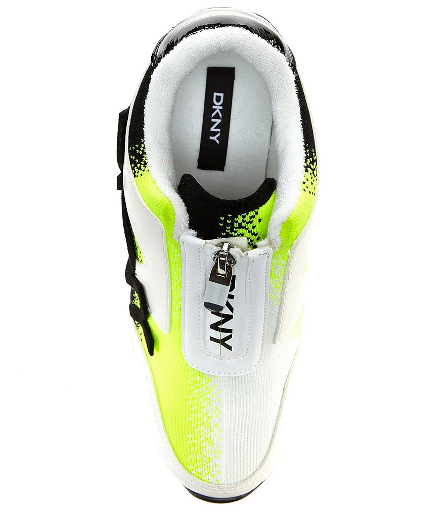 DKNY Parlan Logo Zip Front Sneakers