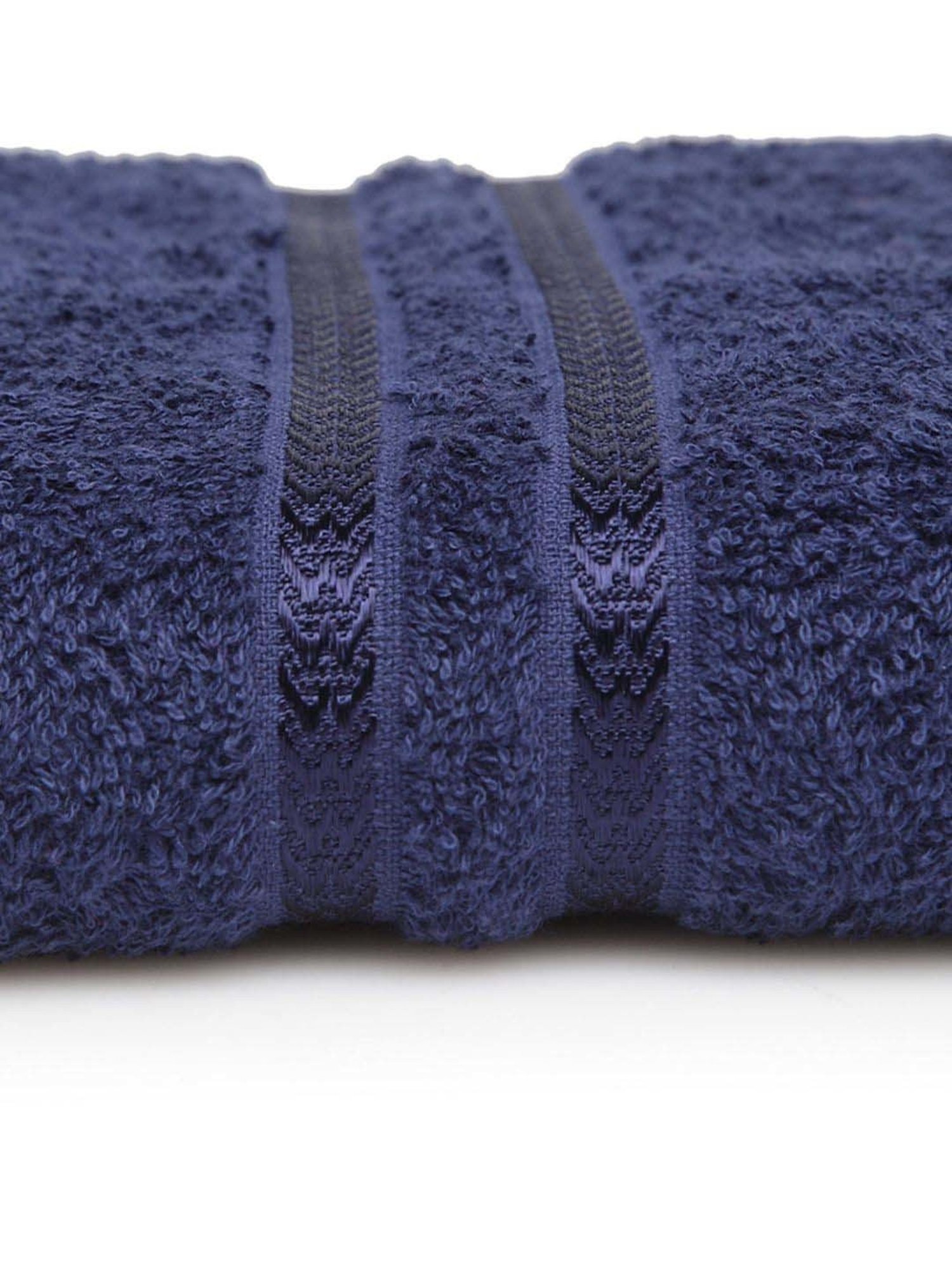 Welspun Quik Dry Dark Blue 100% Cotton 380 GSM Bath Towel