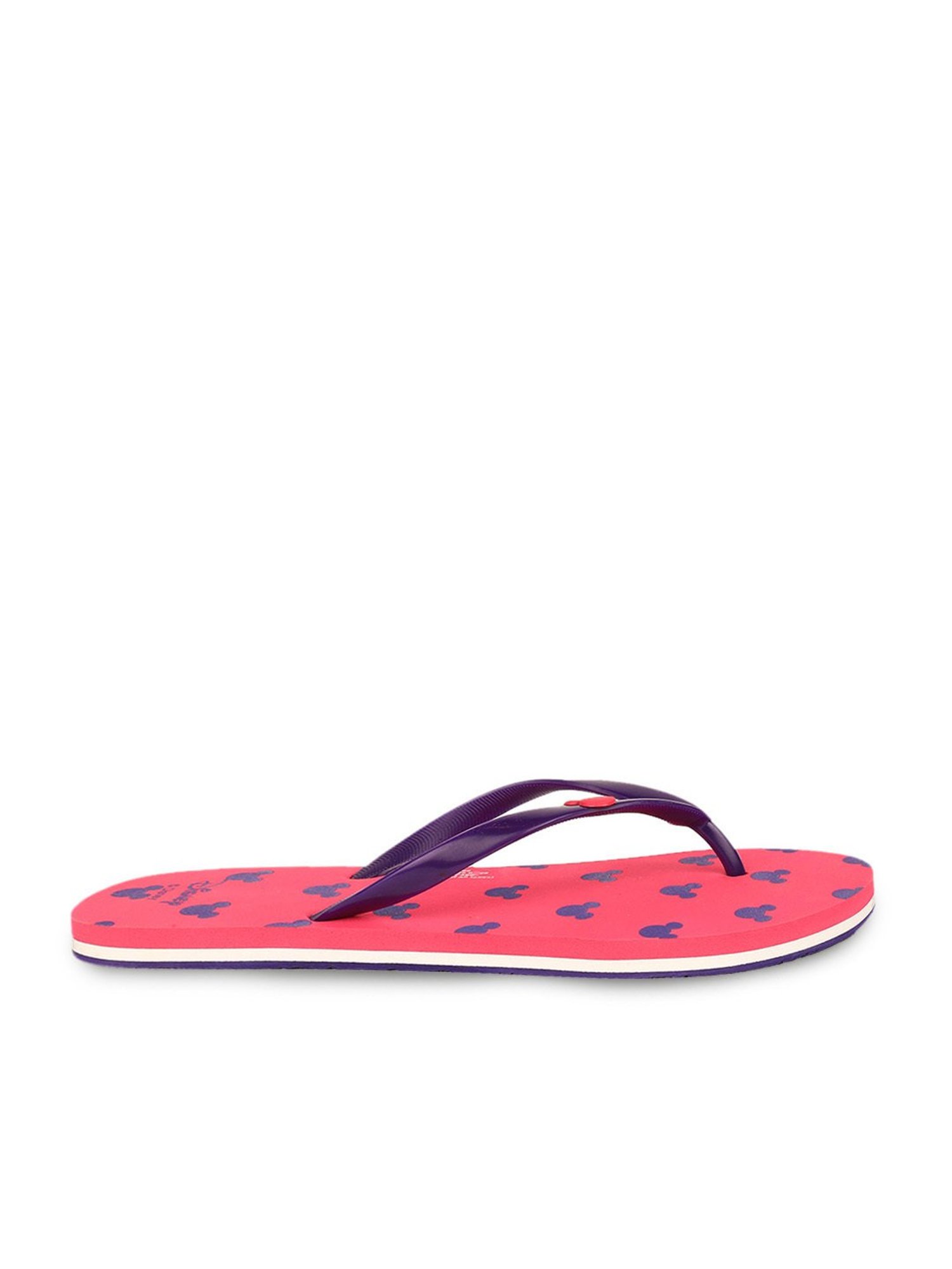 Disney by Bata Women's Purple Flip Flops