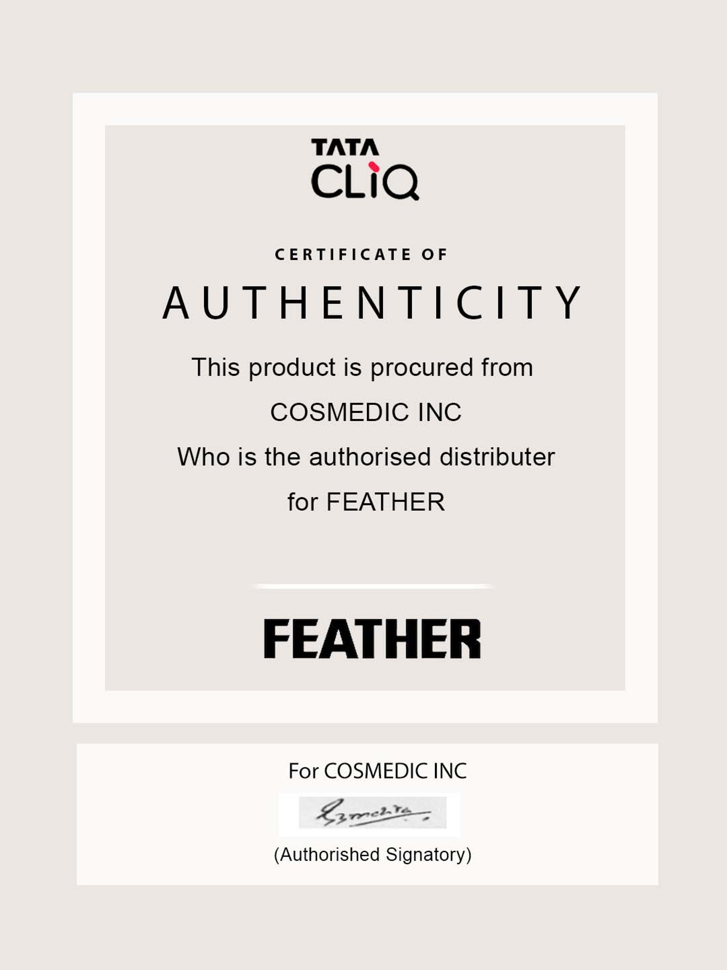 FEATHER Piany Hair Remover For Face, Nape, Beard - 3 Piece - 100 gm