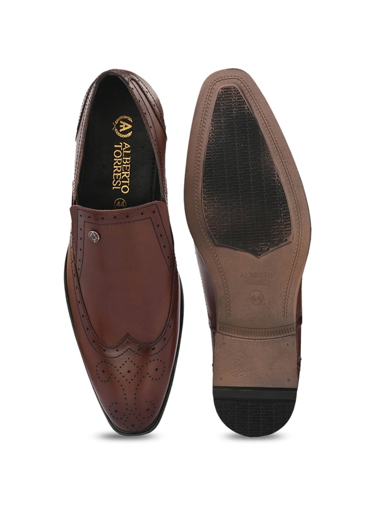 Alberto Torresi Men's Brown Casual Loafers