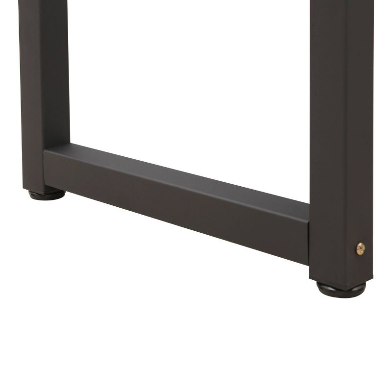 Jane Office Desk Walnut/Black - Edgemod