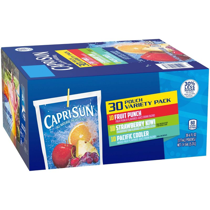 Capri Sun Variety Pack - 30pk/6 fl oz Pouches