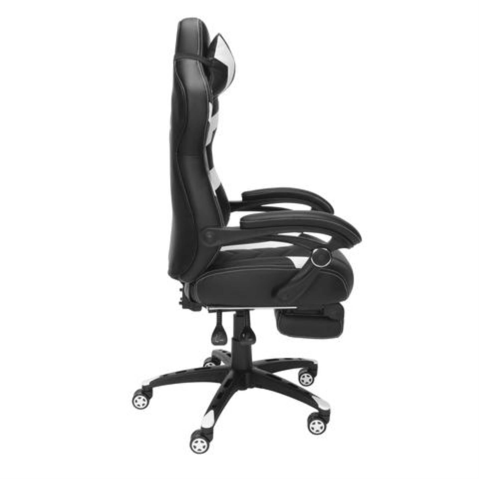 RESPAWN 110 Pro Racing Style Gaming Chair, Reclining Ergonomic Chair with Built-in Footrest, in Black (RSP-110V2-BLK)