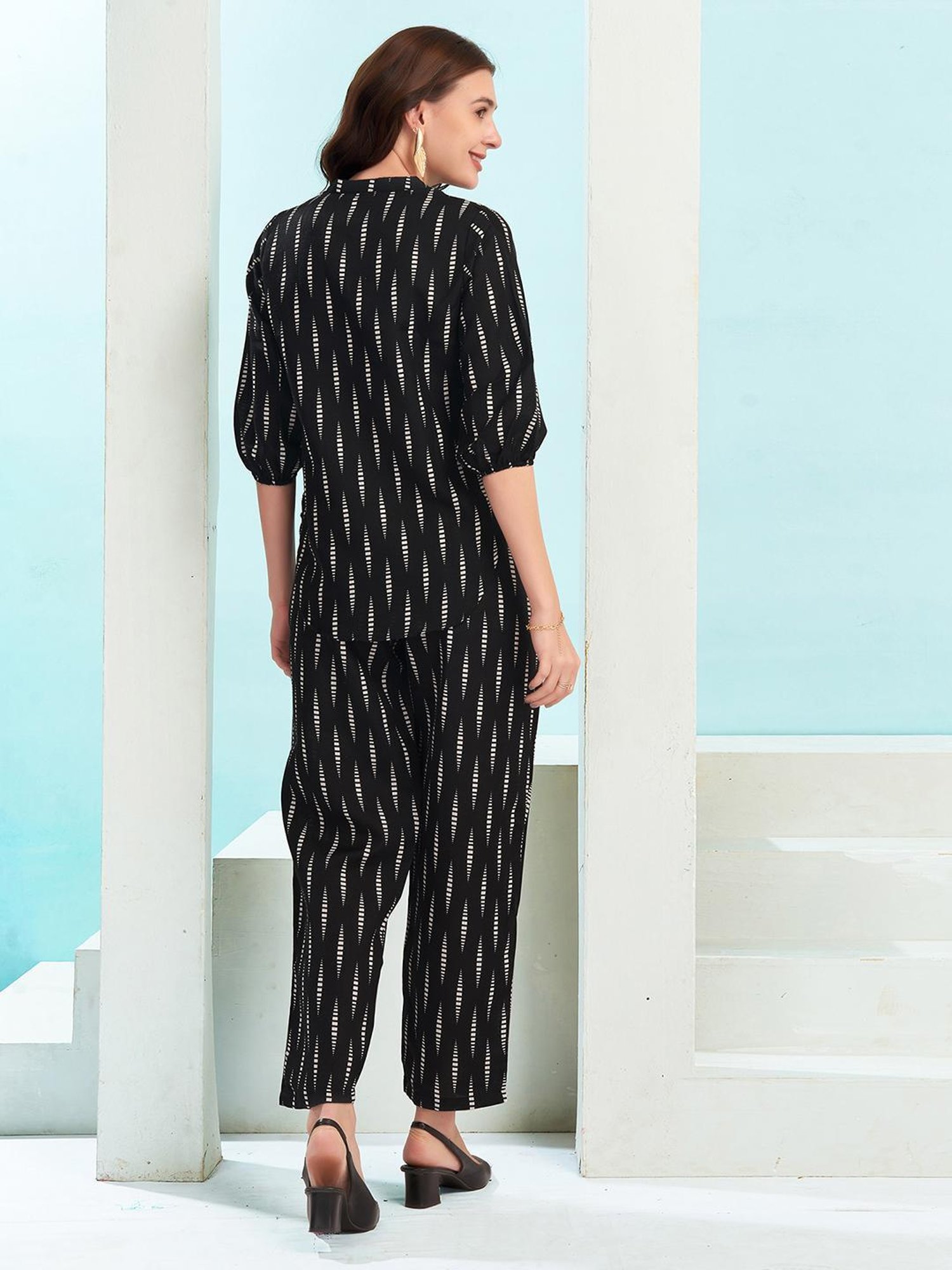 Belle Fille Blue Floral Print Playsuit